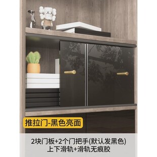 亚克力柜门定制防尘装电视柜子遮挡板自简易加装推拉玻璃门免新款