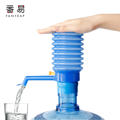 按压水抽水器桶装水饮水机家用出水手压式纯净水矿泉水泵手动水桶