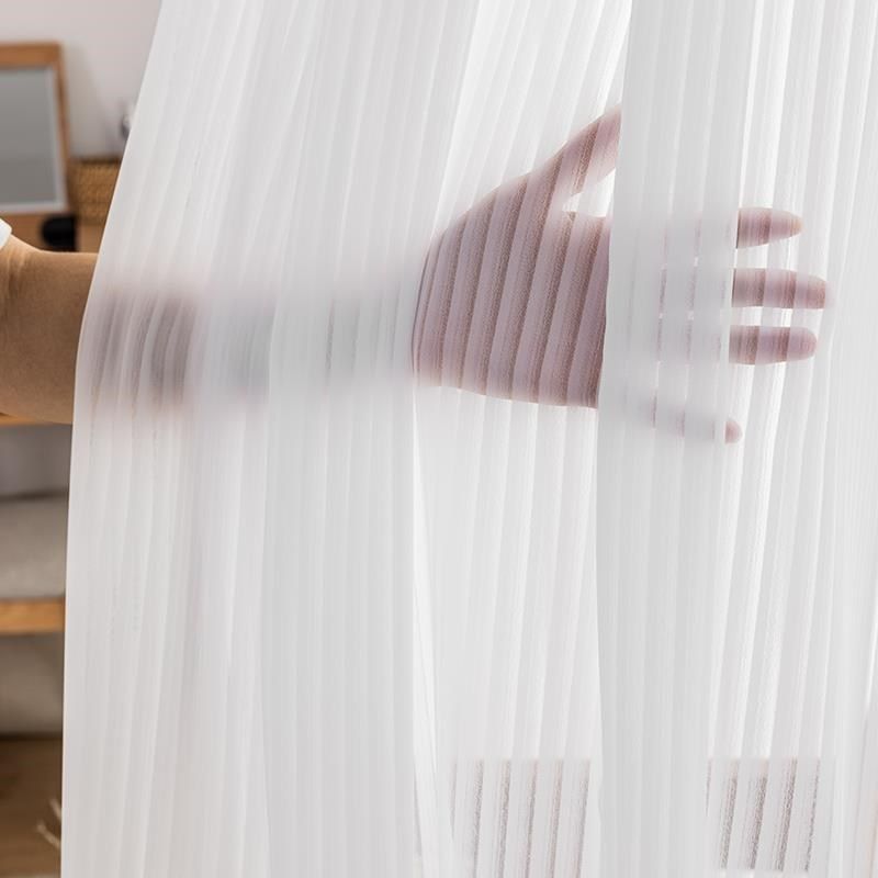 纱帘透光不透人客厅窗纱卧室飘窗C白纱窗帘日式网红垂直梦幻帘遮,居家布艺,垂直帘/梦幻帘,淘宝优惠券,粉丝福利购,淘宝优惠卷