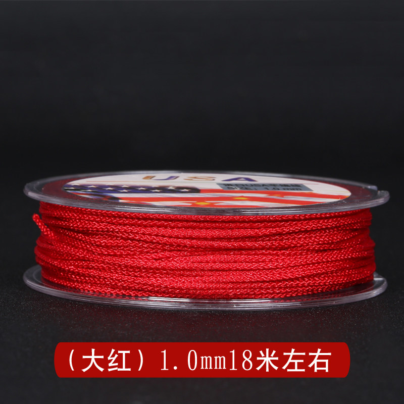 小众高货佛珠手串线无弹力编织绳芊棉玉线手工耐磨线穿珠菩提子的
