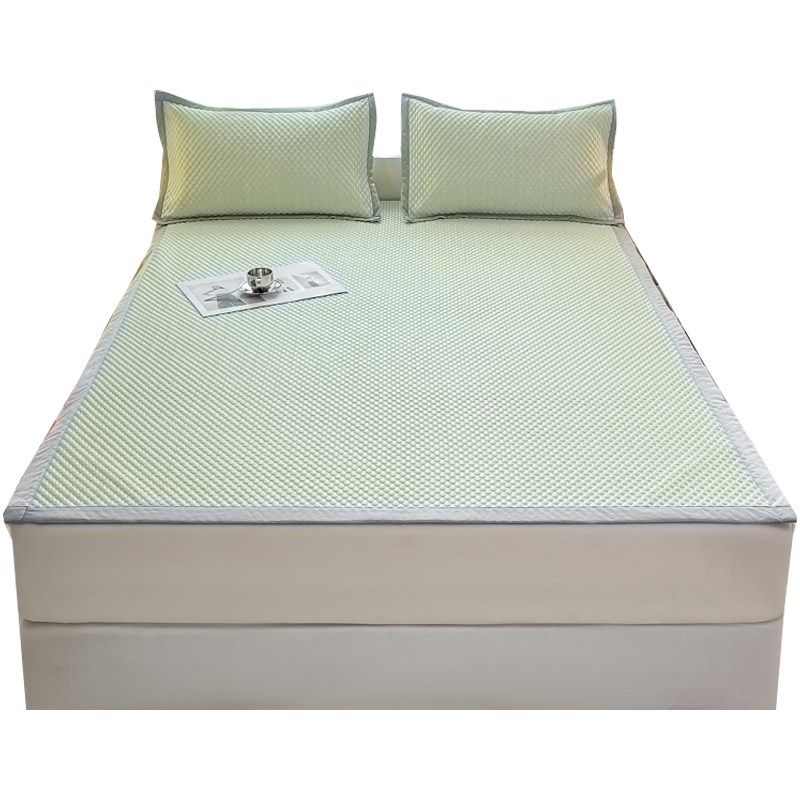 夏天冰丝a豆豆凉席三件套夏季学生宿舍软垫席子可机洗床笠2024新,床上用品,冰丝席,淘宝优惠券,粉丝福利购,淘宝优惠卷