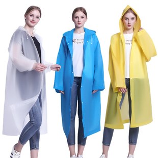 women adult raincoatEVA 推荐 out disposable men thickened Non