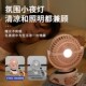 新款 夹子风扇式 充电桌面小夜灯风扇宿舍婴儿车夹子小风扇