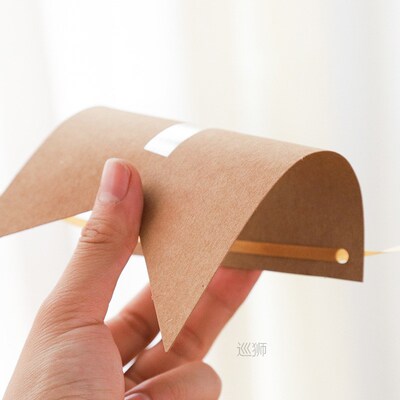 Happy Birthday Banner Cowhide Paper Bronzing Alphabet Flag G