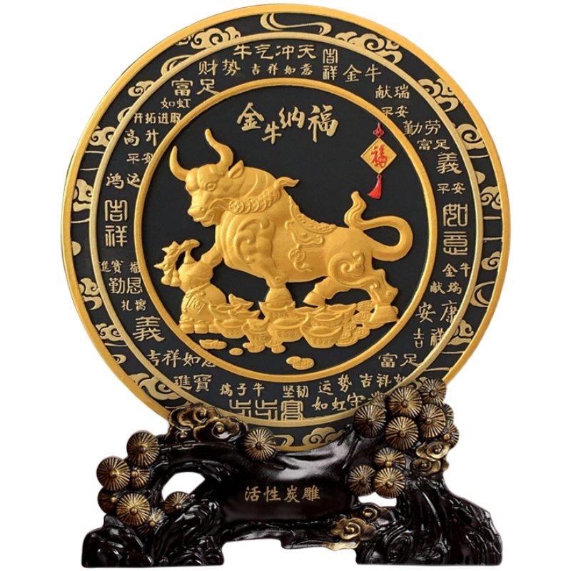 极速金牛摆件华尔街牛生肖牛气冲天装饰品工艺品客厅办公室桌炒股