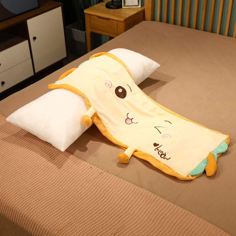 可爱吐司面包抱枕长条枕靠枕床上枕头抱睡觉女生大靠背靠垫可拆洗,玩具/童车/益智/积木/模型,毛绒/玩偶/公仔/布艺类玩具,淘宝优惠券,粉丝福利购,淘宝优惠卷