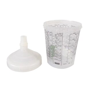 适用于萨塔喷枪免洗壶油性过滤网通用300毫升小修补一次性塑料壶