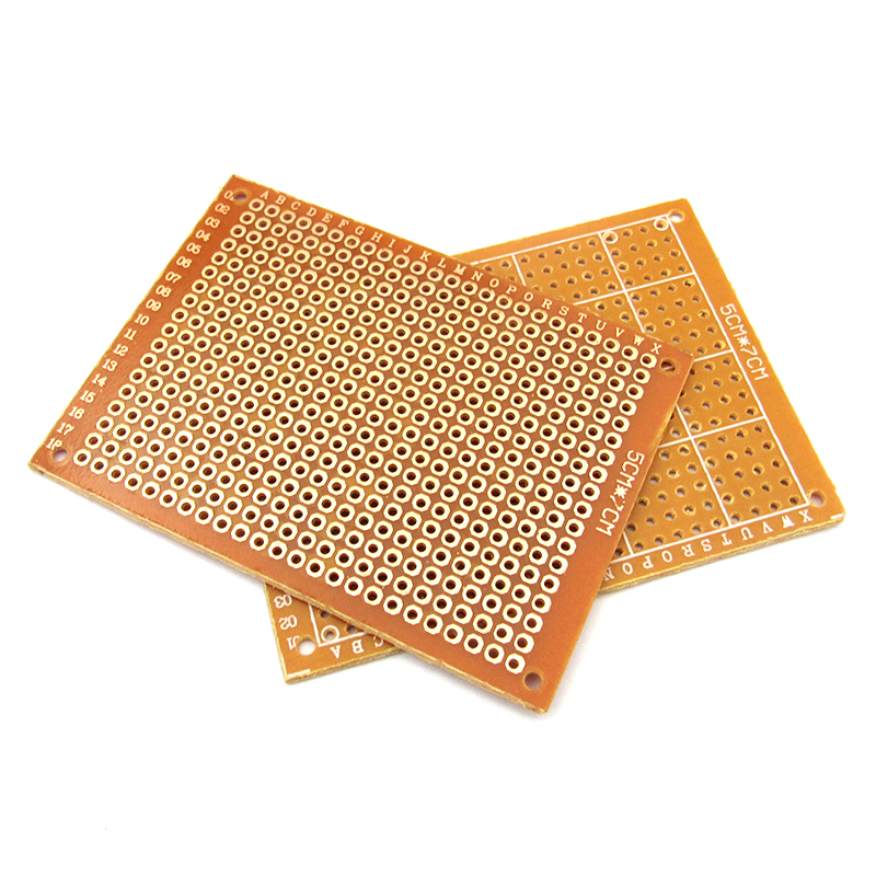 推荐实验板电木板5*7CM 2.54MM PCB电路板洞洞板线路板厚1.4MM(5