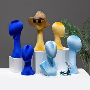 假发头模道具帽子架假人头饰品陈列展示架项链架人台模特头可插针