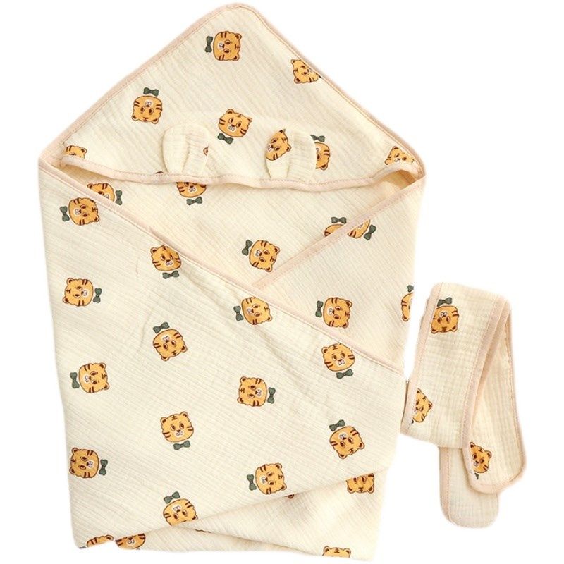 新生婴儿抱被四层纱布宝宝包被盖毯纯棉产房襁S褓巾母婴用品浴巾,婴童用品,婴童抱被/抱毯,淘宝优惠券,粉丝福利购,淘宝优惠卷