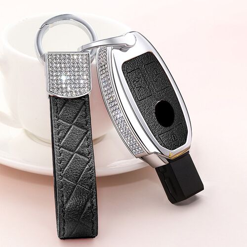 Car Key Case Cover Chain Keychain Fob For Mercedes Benz A B