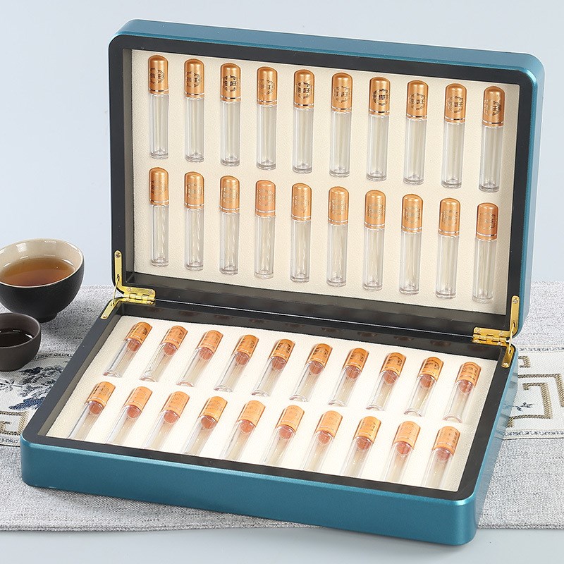 虫草包装盒高档10根20管30支40管装那曲冬虫夏草礼X盒木盒空盒子