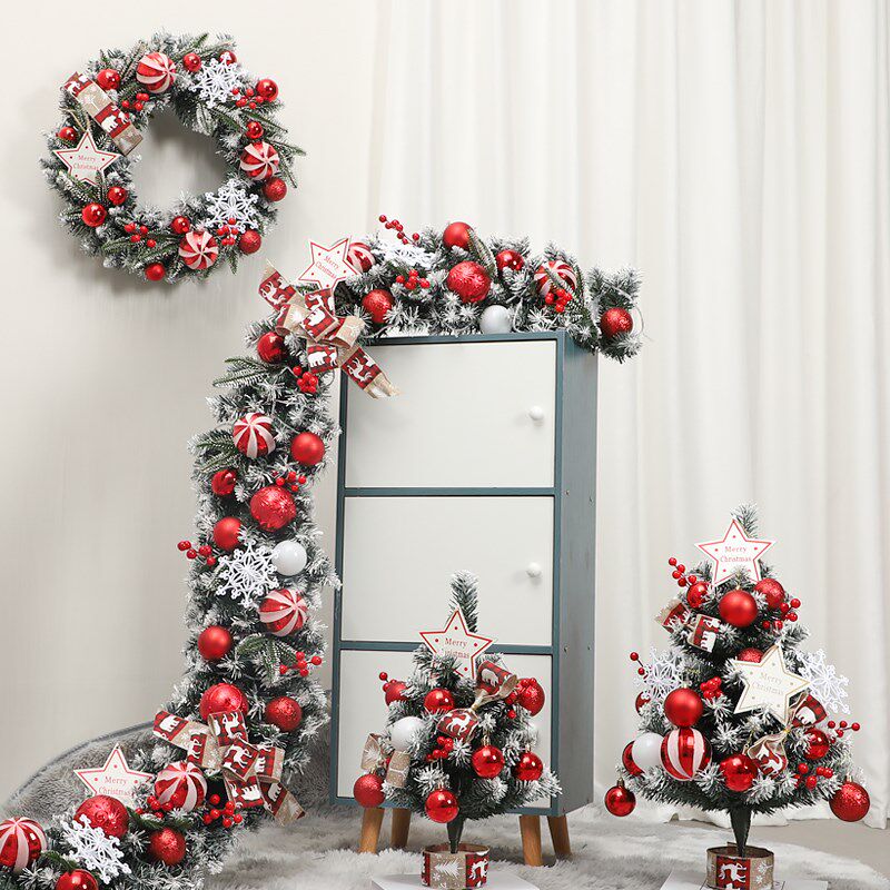 圣诞藤条豪华加密套餐橱窗布置圣诞节圣诞球装饰摆件花环画圈挂件,节庆用品/礼品,圣诞装饰品,淘宝优惠券,粉丝福利购,淘宝优惠卷