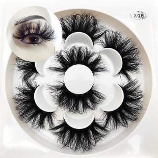 Lashes Fluffy Volume 速发25mm Soft Faux Mink Wispy Natura