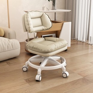 家用客厅茶几小沙发凳子加厚万向滑轮矮凳板凳可移动懒人靠背小椅