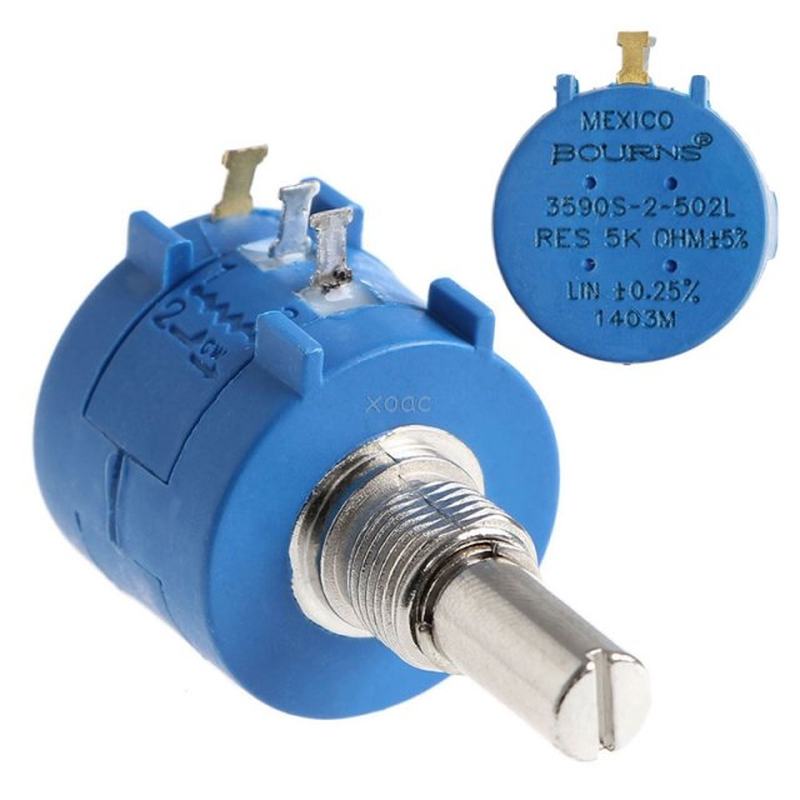 3590S-2-502L 5K Ohm Precision Multiturn Potentiometer Resist-封面