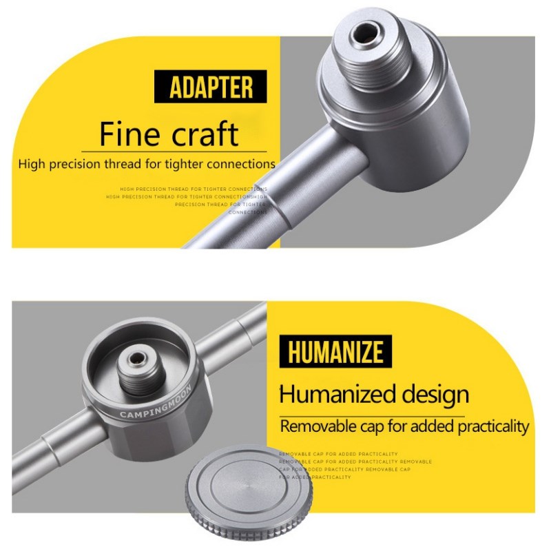 Stove-Adapter 3-Conversion-Head Furnace Aluminium-Alloy Outd