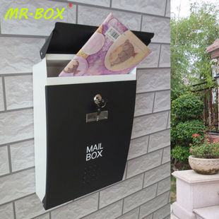 办公财务信件收纳k箱信箱单位家庭户外防雨信报箱快递文件袋信箱
