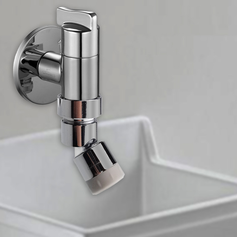 潜水艇水龙头拖把池龙头加长家用四分阳台纯铜多用入墙全铜庭院