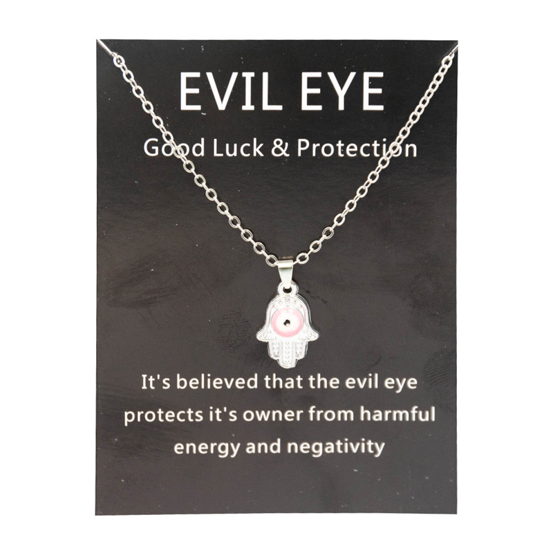 新品Turkish Fashion Blue Evil Eye Necklace for Women Retro-封面