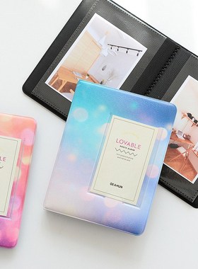 Card-Holder Storage Album-64-Pockets Photo-Book Instax Mini
