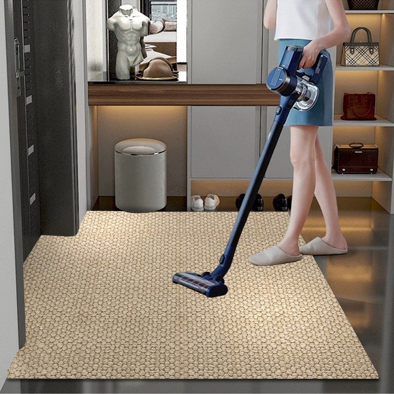 纯色仿剑麻门口入户进门地垫家用玄关门垫客厅地毯垫子防滑脚踏垫,居家布艺,入户地垫,淘宝优惠券,粉丝福利购,淘宝优惠卷