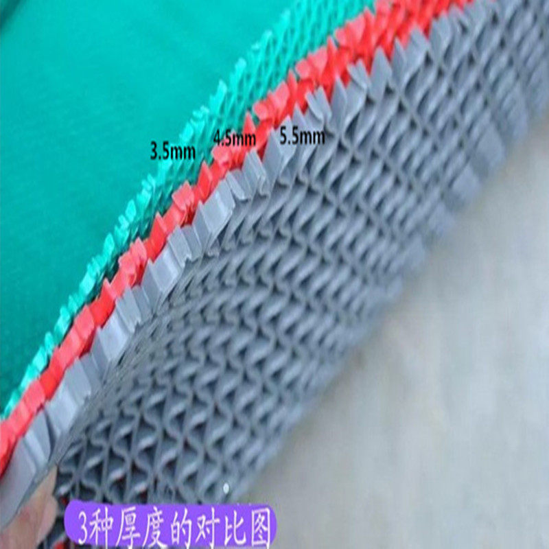 浴室垫食堂卫生间防滑垫防水红色塑料地毯镂空橡胶垫厕所过道地垫