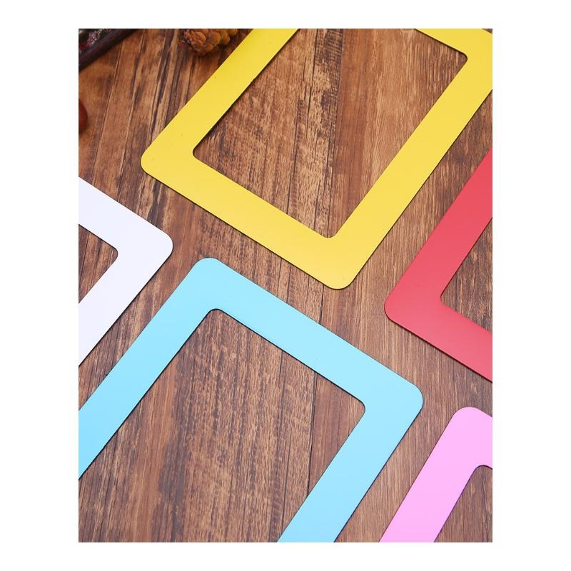 Magnet Picture-Frames Home-Decor Colorful Modern DIY PVC Rec