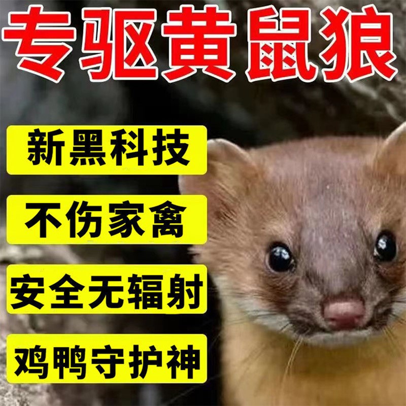 驱黄鼠狼克星防黄鼠狼神器养殖场鸡圈户外超音波变频赶鼠器养鸡鸭