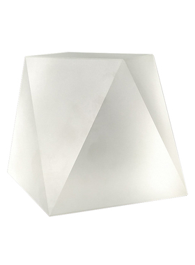 现代简约轻奢几何形磨砂水晶球极简透明圆锥摆件软装饰品桌面摆i.