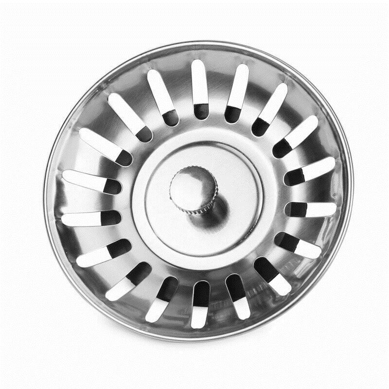 Stainless Steel Kitchen Sink Strainer Stopper Waste Plug Sin