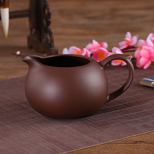 紫砂茶具大号公道杯茶p海分茶器茶具配件陶瓷功夫茶具茶壶漏斗杯