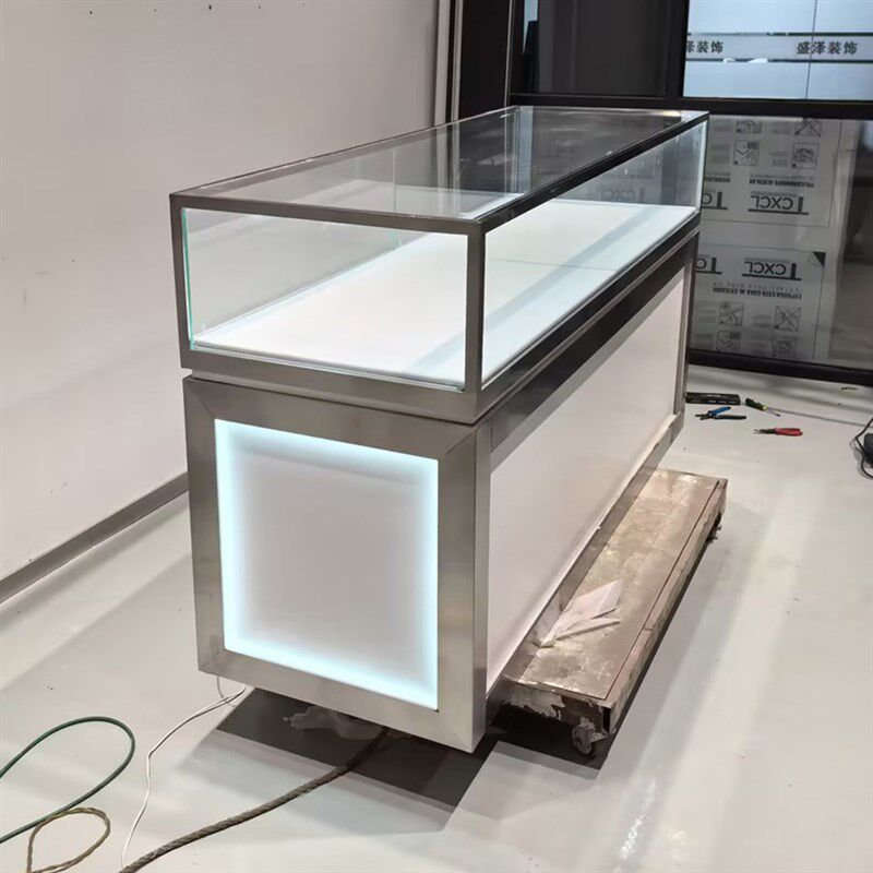 手机柜台展示柜新款移动受理台玻璃眼镜柜珠宝柜服装店首饰柜配饰