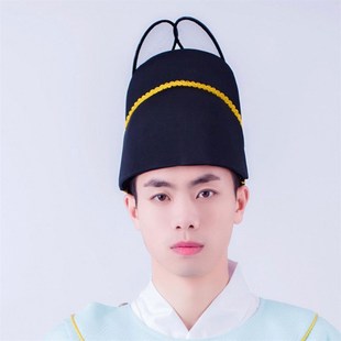 明制帽子宋制婚服新郎汉服帽子首服冠唐朝帽宋朝帽子明朝帽子赘婿