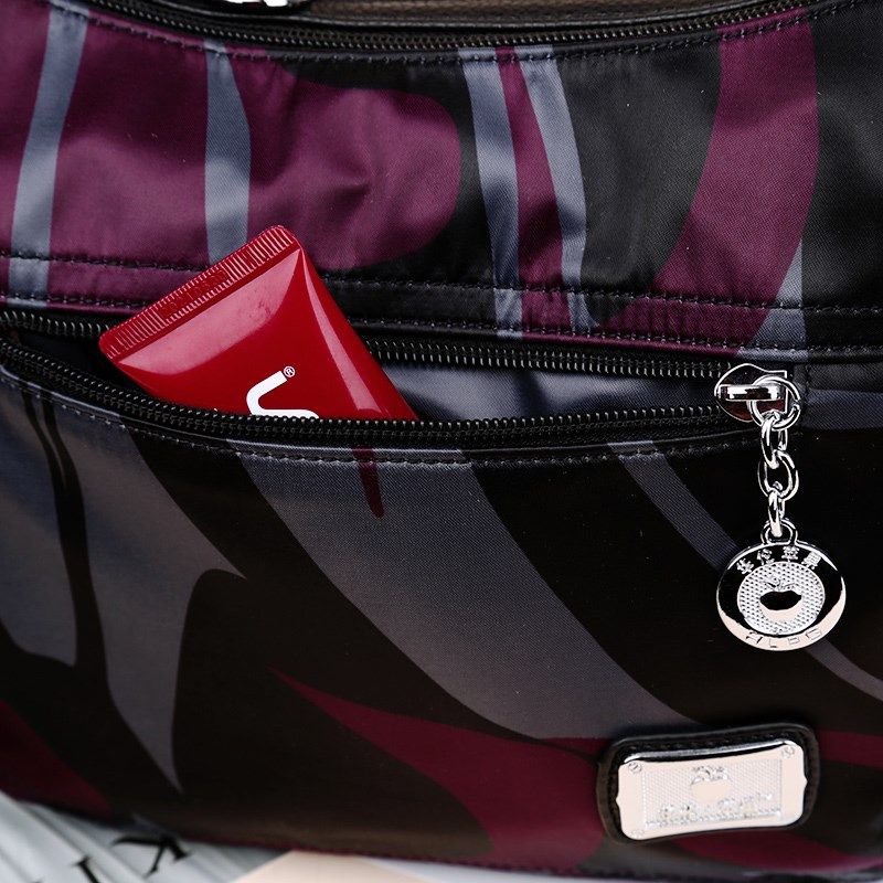 中年布包斜挎女妈妈背包帆布单肩包包百搭牛津纺大容量中老年女包