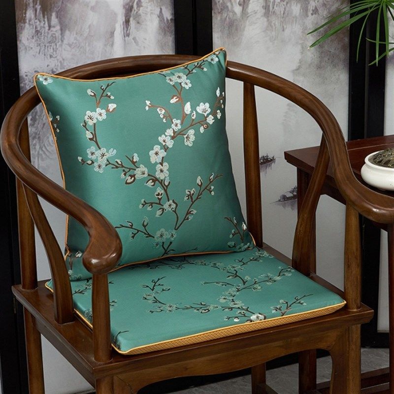 坐垫套子新中式红木圈椅坐垫官帽椅垫罗汉床椅垫靠垫沙发棕垫定做,居家布艺,椅垫,淘宝优惠券,粉丝福利购,淘宝优惠卷