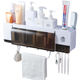 家居卫生间用品大全收纳盒放装 洗漱 牙膏D牙刷免打孔置物架壁挂式