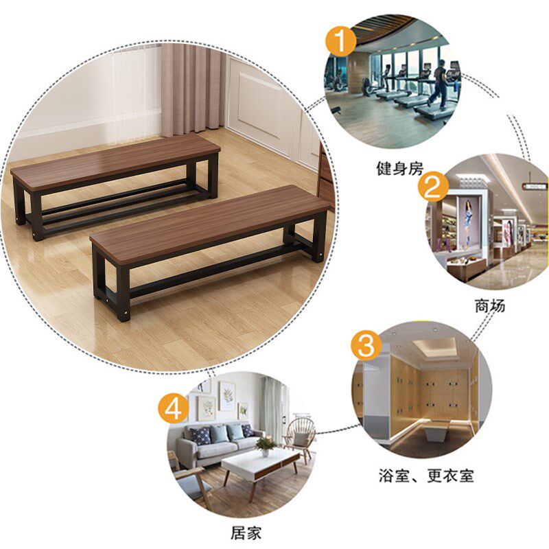 长凳子长条凳家用换鞋凳餐桌凳更衣室凳商场健身房休息长板凳