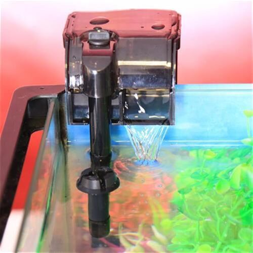 森森瀑布过滤HBL-301外挂鱼缸增氧过滤器水族小缸专用挂壁式过滤