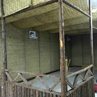 咖啡色芦苇帘窗帘碳化苇子卷帘遮阳隔热仿竹帘隔断草帘子