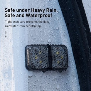 Warning coll LEDs Anti Safety Light Door Openning Car 4Pcs