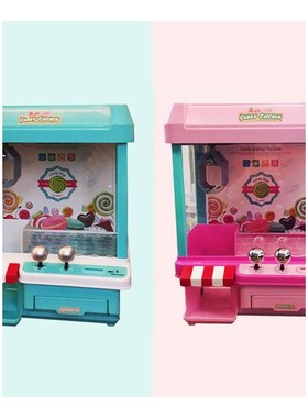Coin Operated  Machine Desktop Mini Claw Gumball Candy Grabb