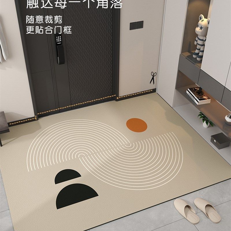 入户门地垫pvc免洗可擦高级感进门门口脚垫进户玄关门垫皮革地毯,居家布艺,入户地垫,淘宝优惠券,粉丝福利购,淘宝优惠卷