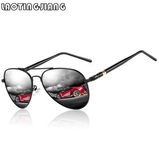 pilot 网红men gogg sunglass polarized metal sunglasses women