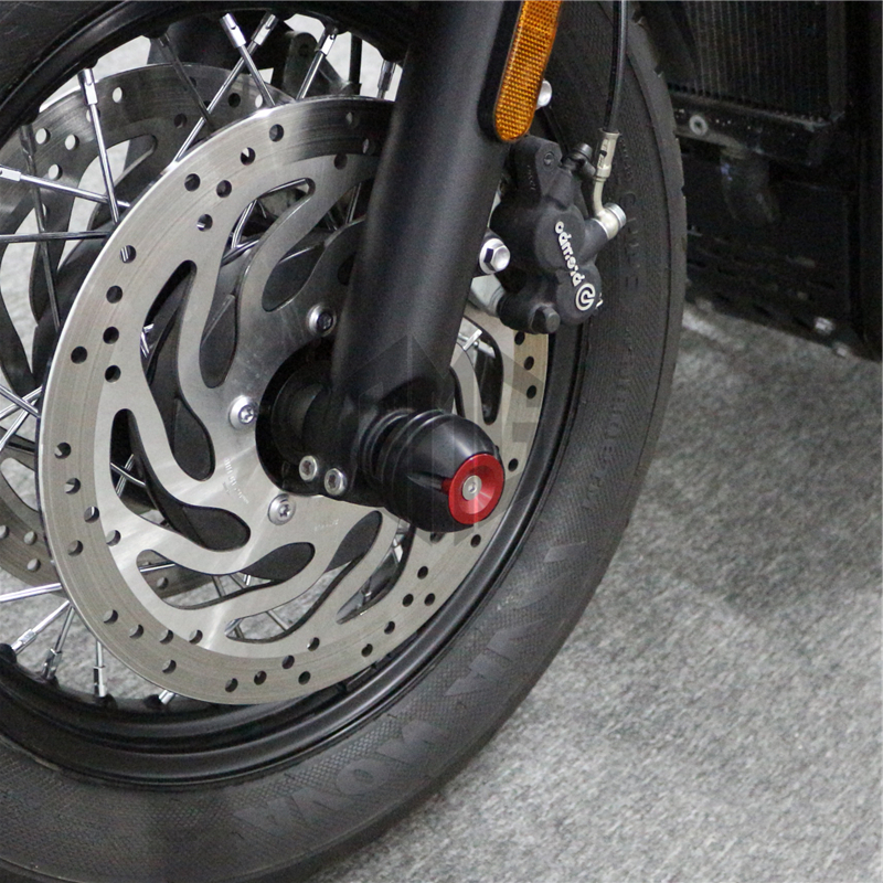 适用奥古斯塔F3 Brutale 675A/800/RR改装前轮防摔球前避震保护块