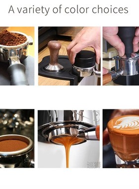 Bottomless Portafilter Espresso Coffee Machine Wood or Plast