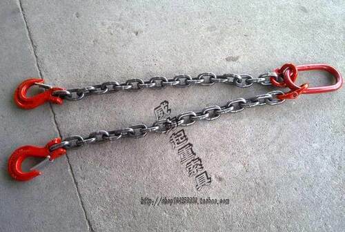 吊具腿链 双吊索具套成吊  链条订制铁链吊钩可起重吊环挂钩