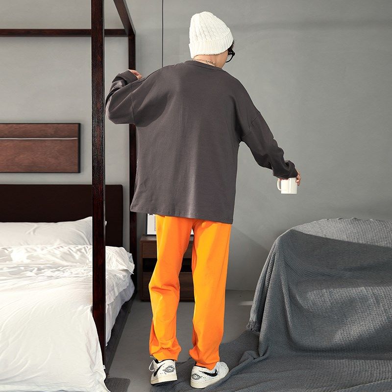 睡衣男士春秋夏季长袖家居服大童秋冬薄款休闲卡通可出门套装,女士内衣/男士内衣/家居服,睡衣/家居服套装,淘宝优惠券,粉丝福利购,淘宝优惠卷