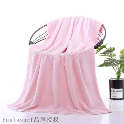 网红Towel bath towel microfiber high density thickened coral