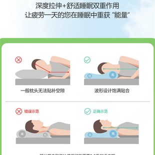 速发高档记忆棉颈椎枕助睡眠不塌陷家用可拆洗单人不变形枕芯护颈